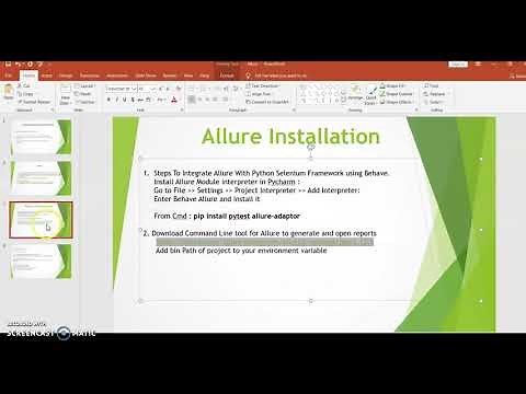Allure Reporting With Behave Python