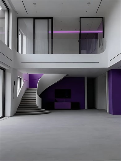 Luxury Pure Purple Epoxy Flooring for Your Home