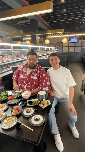 Sumo Wrestler vs Unlimited Sushi | Nick DiGiovanni