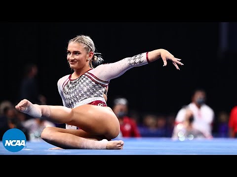 Lexi Graber co-championship floor routine — 2021 NCAA gymnastics championship semifinals