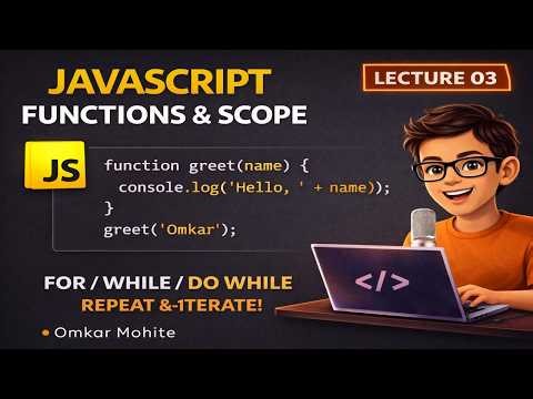 JavaScript Lecture 03 🔥 | Operators & Conditional Statements in Marathi | Trail and Teach