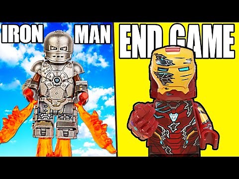 I built Every IRON MAN in LEGO...