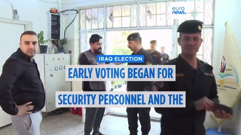 Iraq elections: early voting for security personnel and displaced people began on Sunday