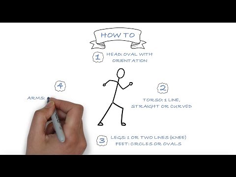 How To Draw Stick Figures That Express Verbs