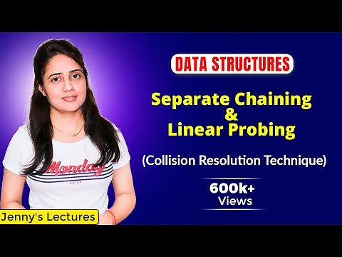 8.1 Hashing Techniques to Resolve Collision| Separate Chaining and Linear Probing | Data structure