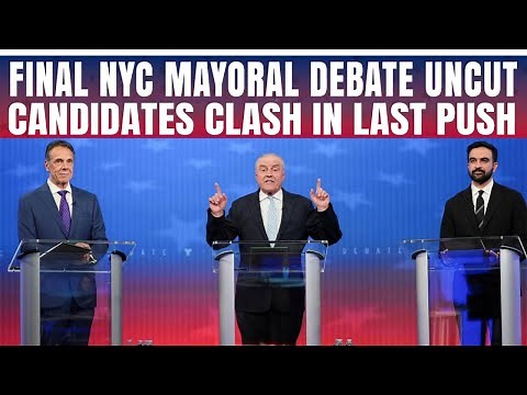 NYC Mayoral Election 2025 FULL VIDEO: Shocking Mamdani Vs Sliwa Vs Cuomo CLASH; Who Won FINAL Debate