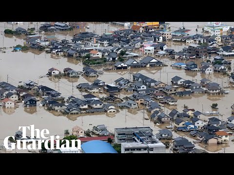 Torrential rain causes flooding as Typhoon Hagibis hits Japan
