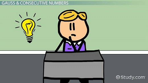 Finding the Sum of Consecutive Numbers