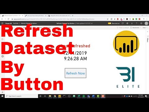 Power BI - Refresh Dataset by Button with Power Automate