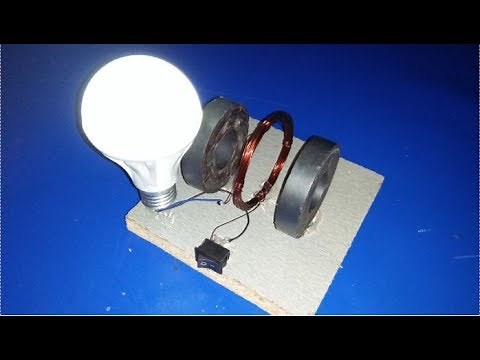 how to make a energy generator free electricity with magnets copper wire output 12v