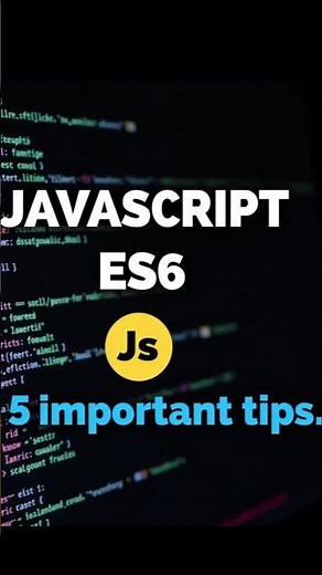 JavaScript ES6 | 5 important tips for JavaScript es6 | JavaScript ES6 Guide 2024 🚀