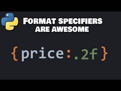 Learn Python format specifiers in 5 minutes! 💬
