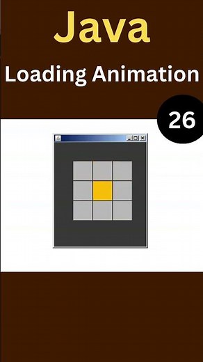 Java Loading Animation - Create SMOOTH Square Animation in Java