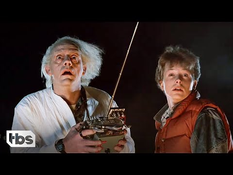 Marty McFly Helps Doc Brown Test His DeLorean Time Machine in Back to the Future (Clip) | TBS