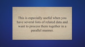 How To Zip Three Lists In Python